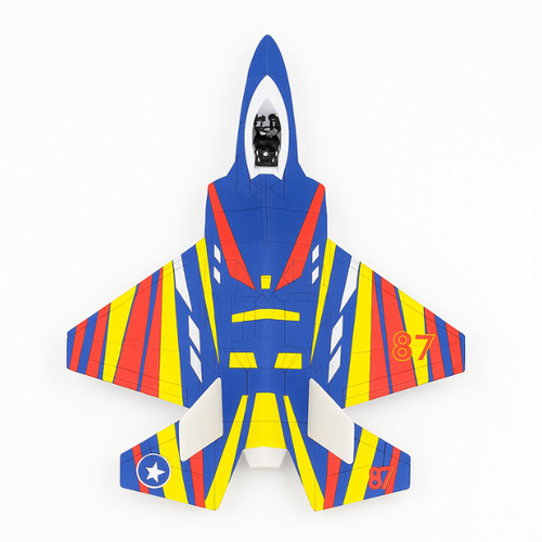 Colorful Foam  Glider – Remote Control Airplane Toy for Kids & Adults, Durable EPP, Easy Assembly YJ035