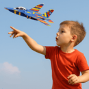 Colorful Foam Glider – Remote Control Airplane Toy for Kids & Adults, Durable EPP, Easy Assembly YJ035 - Jimmys toys