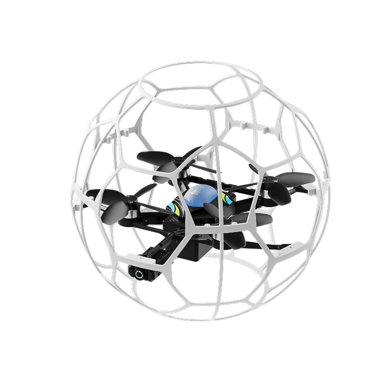 V51 Ball Drone with Camera for Kids & Adults – Spherical RC Quadcopter with 4K HD Dual Camera, Screen Remote, Optical Flow Hover, 8 LED Modes, 360° Flips & One-Key Stunts