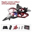 RC Fighter Jet Drone with Smoke Effect & LED Lights | 20 Min Flight | 360° Stunts | Obstacle Avoidance - Jimmys toys