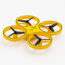 RC Planes - Yellow Quadcopter with Four Propellers for Easy Control and Fun Flight - Jimmys toys