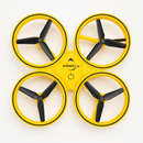RC Planes - Yellow Quadcopter with Four Propellers for Easy Control and Fun Flight - Jimmys toys