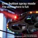 UFO Stunt Drone with Smoke & LED Lights | One-Button Spray | 6 Lighting Modes RC Toy - Jimmys toys