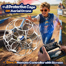 V51 Ball RC Quadcopter with 4K HD Dual Camera and Screen Remote - 360° Flips & One-Key Stunts - Jimmys toys